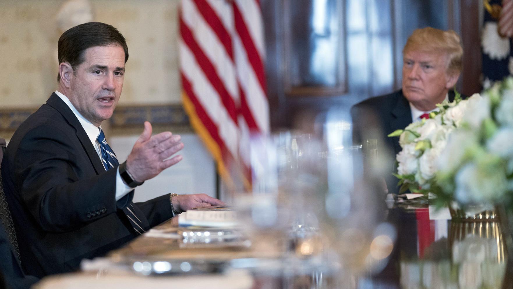 Trump discusses immigration agenda with Ducey, other GOP governors